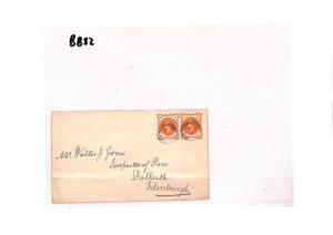 BB82 1899 Colinsburgh Edinburgh Scotland GB Cover {samwells-covers}PTS