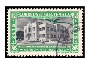 GUATEMALA 1939 AIRMAIL STAMP SCOTT # C112. USED.