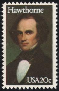 SC#2047 20¢ Literary Arts Series: Hawthorne Single (1983) MNH