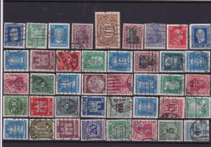 German Perfined Stamps Ref 15211
