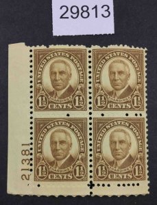 US STAMPS  #684 MINT OG NH PLATE BLOCK LOT #29813