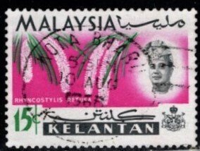 Malaysia - Kelantan #96 Orchids Type - Used