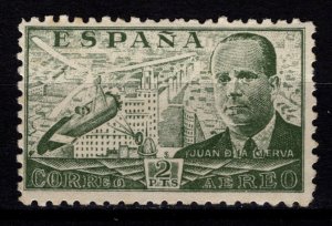 Spain 1941-50 Airmail, redrawn, litho., P10, 2p [Mint]