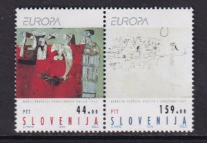 Slovenia  #170-171a MNH 1993  Europa  pair