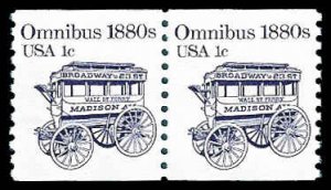 PCBstamps   US #1897 Coil Pair 2c(2x1c) Omnibus, MNH, (12)