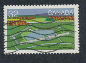 Canada 1983 Scott 990 used- 32c, Fort 1, Point Levis, Quebec