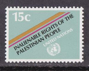 UN - NY # 343, Palestinian People, MNH, 1/2 Cat.