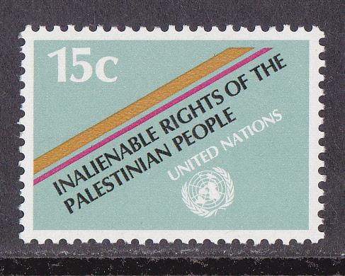 UN - NY # 343, Palestinian People, MNH, 1/2 Cat.