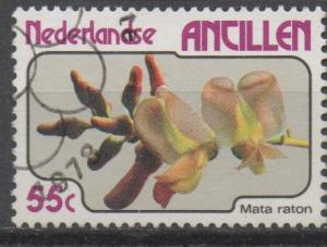 Netherlands Antillen, Flowers, used (A312)