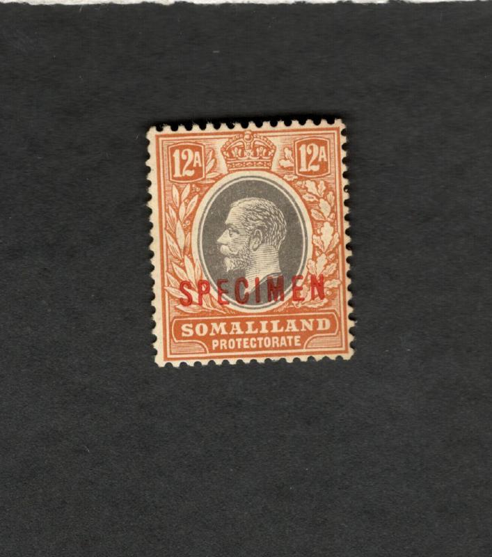 Somaliland  SCOTT #72 Specimen Overprint  MH stamp