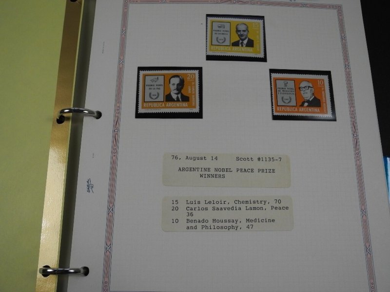 PEACE, Wonderful Topical Stamp/Cover Collection in 8 binders