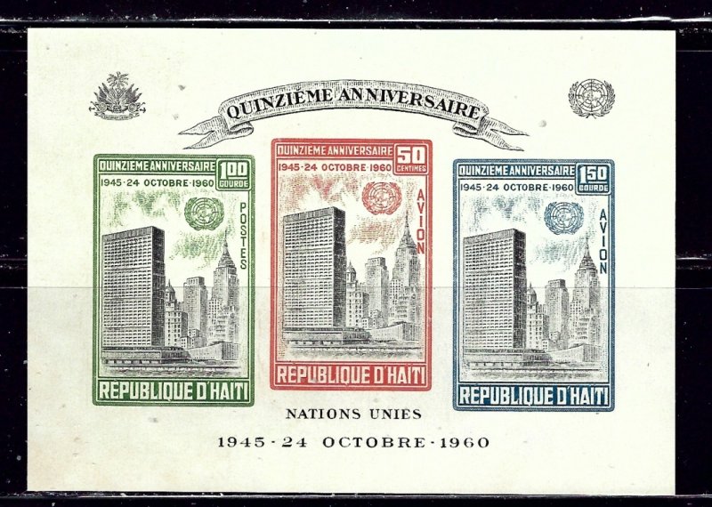 Haiti C168a MNH 1960 souvenir sheet    (ap1999)