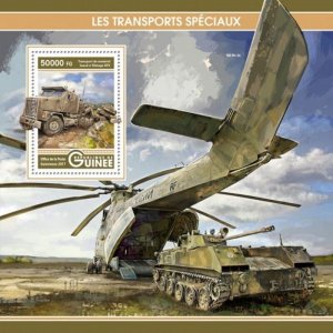 Guinea - 2017 Special Transport - Stamp Souvenir Sheet - GU17212b