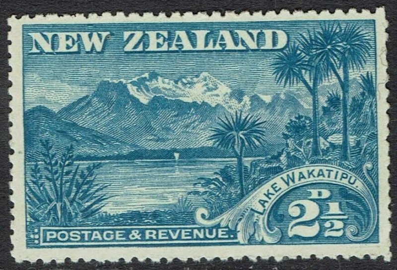 NEW ZEALAND 1898 LAKE WAKATIPU 21/2D NO WMK PERF 12 TO 16