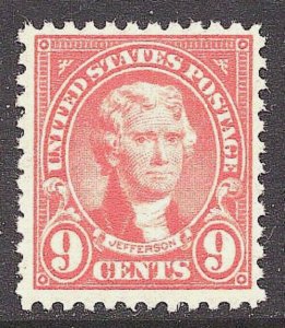 #561 VF MNH OG-9¢ JEFFERSON NICE PERF 11 Series-BUY ME (REM #561-169)