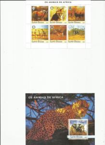 GUINEA BISSAU 2003 ANIMALS MNH 