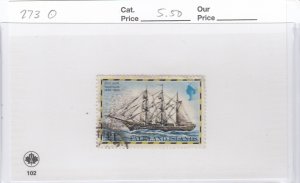 Falkland Islands 273 Mail Ship used