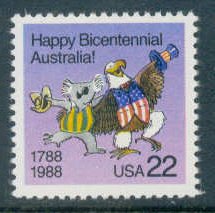 2370 22c Australia Fine MNH Plt/4 LL 11111 F07258