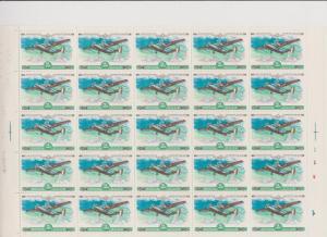 Russia USSR 1979 History of Aviation Set in Full Sheets MNH