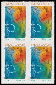 US B1 Breast Cancer first class semipostal block 4 MNH 1998