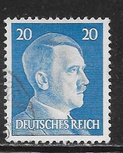 Germany 516: 20pf Adolf Hitler, used, F-VF