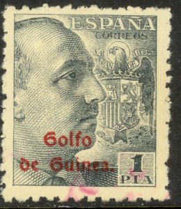 SPANISH GUINEA 1942 1p FRANCO Sc 299 VFU