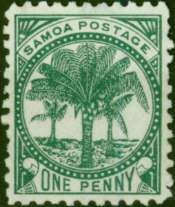 Samoa 1897 1d Bluish Green SG58a Fine MM