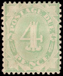 Australia Scott J27, perf. 11.5x11 (1906) Mint H F, CV $77.50 M
