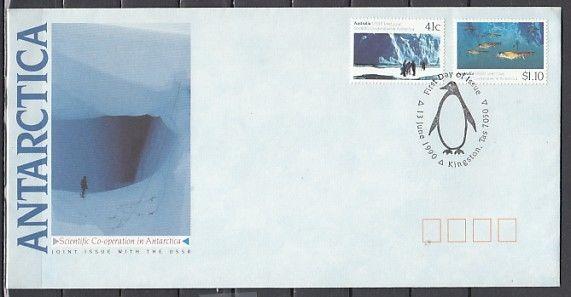 Australia, Scott cat. 1182-1183. Antarctic Research. First day cover. ^