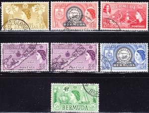 Bermuda Scott 143-144, 147-151  F to VF used. FREE ship for any add...