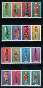 Niue 265-68a-d, 268e-h MLH, S. Pacific Festival of Art Set from 1980.