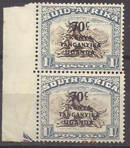 Kenya, Uganda & Tanzania 89 (M) vertical pair