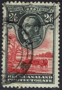 BECHUANALAND 1932 KGV CATTLE 2/6 USED