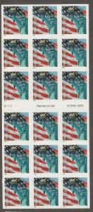 U.S. Scott #3975a Flag Stamp - Mint NH Booklet Pane