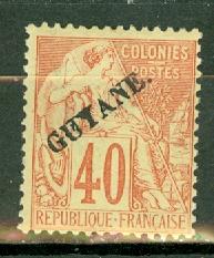 French Guiana 28 mint CV $135