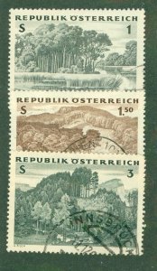 AUSTRIA 685-87 USED CV $1.25 BIN $1.00