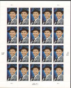 US #4265 Mint Sheet Frank Sinatra hollywood