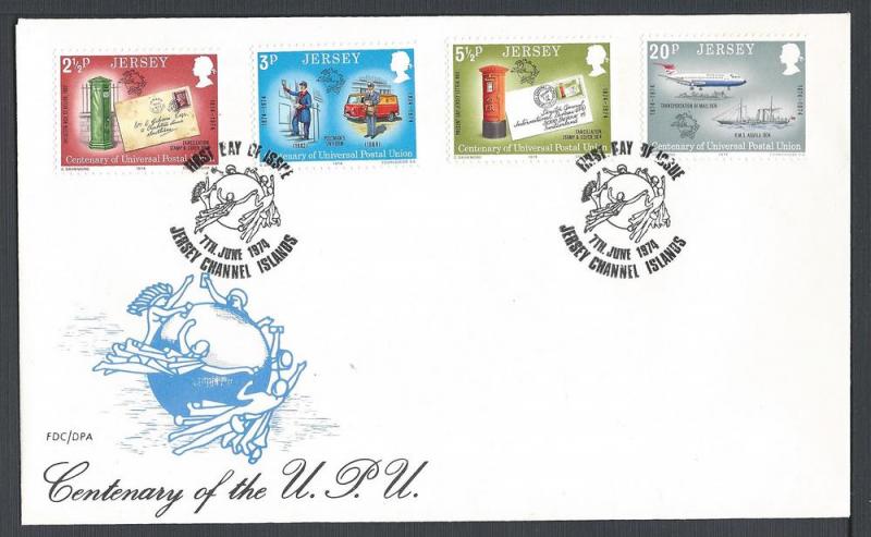 Great Britain-Jersey, FDC