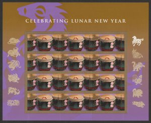 MALACK 4846 Forever Year of the Horse Full Sheet, VF OG NH sheet4846