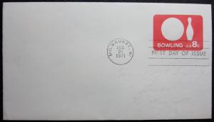 US #U563 FDC (Non Cacheted) (Pencil Address Erased) L10