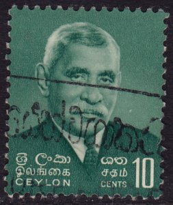 Ceylon - 1966 - Scott #390 - used - Prime Minister Senanayake