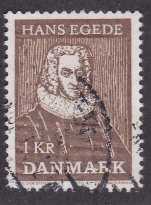 Denmark # 481, Hans Egede, Used, 1/2 Cat.