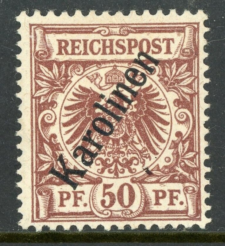 Cameroun 1900 Germany 50 pfg Red Brown 56° Scott #6 Mint E444