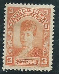 Newfoundland 83  Mint  VF  1897-1901   PD