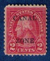 Canal Zone Sc 84 Mnh,og Fine (1926) Cat.Value $45.00