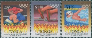 Tonga 2012 SG1651-1653 Olympics set MNH