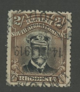 Rhodesia 132 used - ink status on back (2112 235)