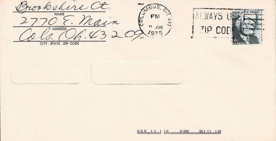 2c tagged Prominent American solo postage fraud, 1978 (4952)