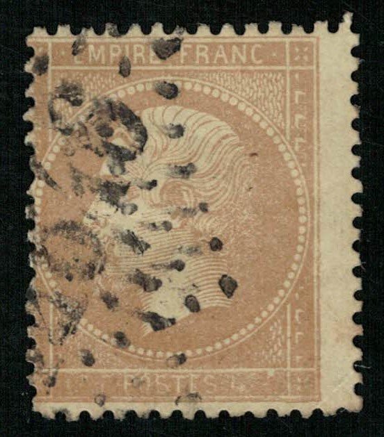 France, 1862-1871 Emperor Napoléon III, Perforated, MC #20 (4305-Т)