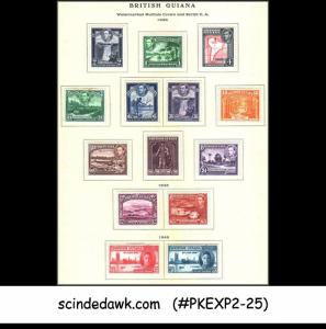 BRITISH GUIANA - 1938-46 KGVI SG#308-321 - 14V - MINT LH